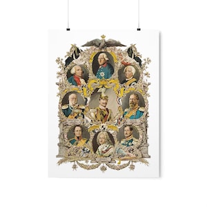 Kings of Prussia, 1701 to 1918...Premium Matte Posters