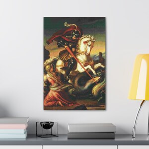 St. George and Dragon...Canvas Gallery Wraps image 4