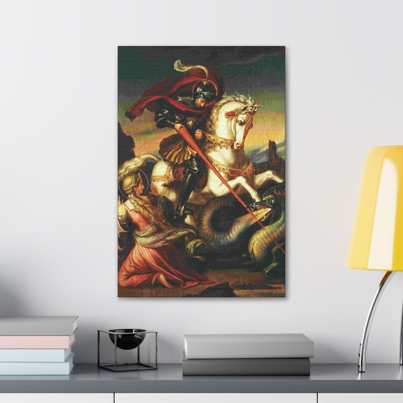 St. George and Dragon...Canvas Gallery Wraps image 4