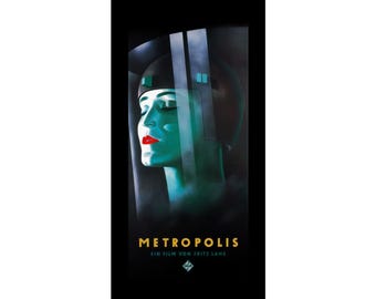 Metropolis Movie Poster, 1928, Premium Matte Print