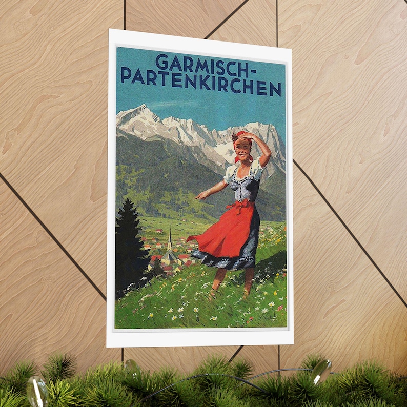 Garmisch Partenkirchen, 1950s ...Matte Paper Poster image 4