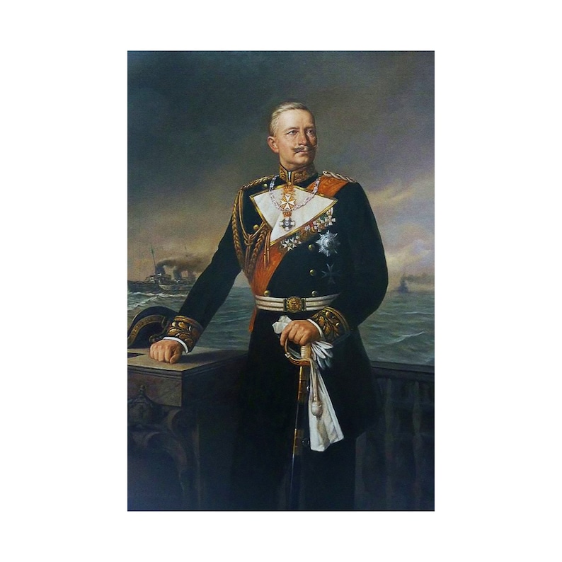 Kaiser Wilhelm II Kriegsmarine Uniform, Fine Art Matte Print image 9