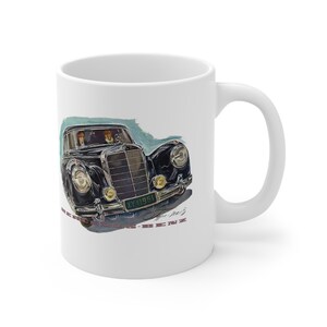 Mercedes-Benz 300 S Ceramic Mug: 50s Luxury Sedan (11oz)