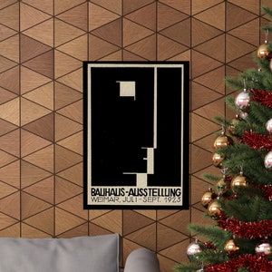 Bauhaus Weimar 1923 Exhibit Poster, Original Logo Matte Print image 6