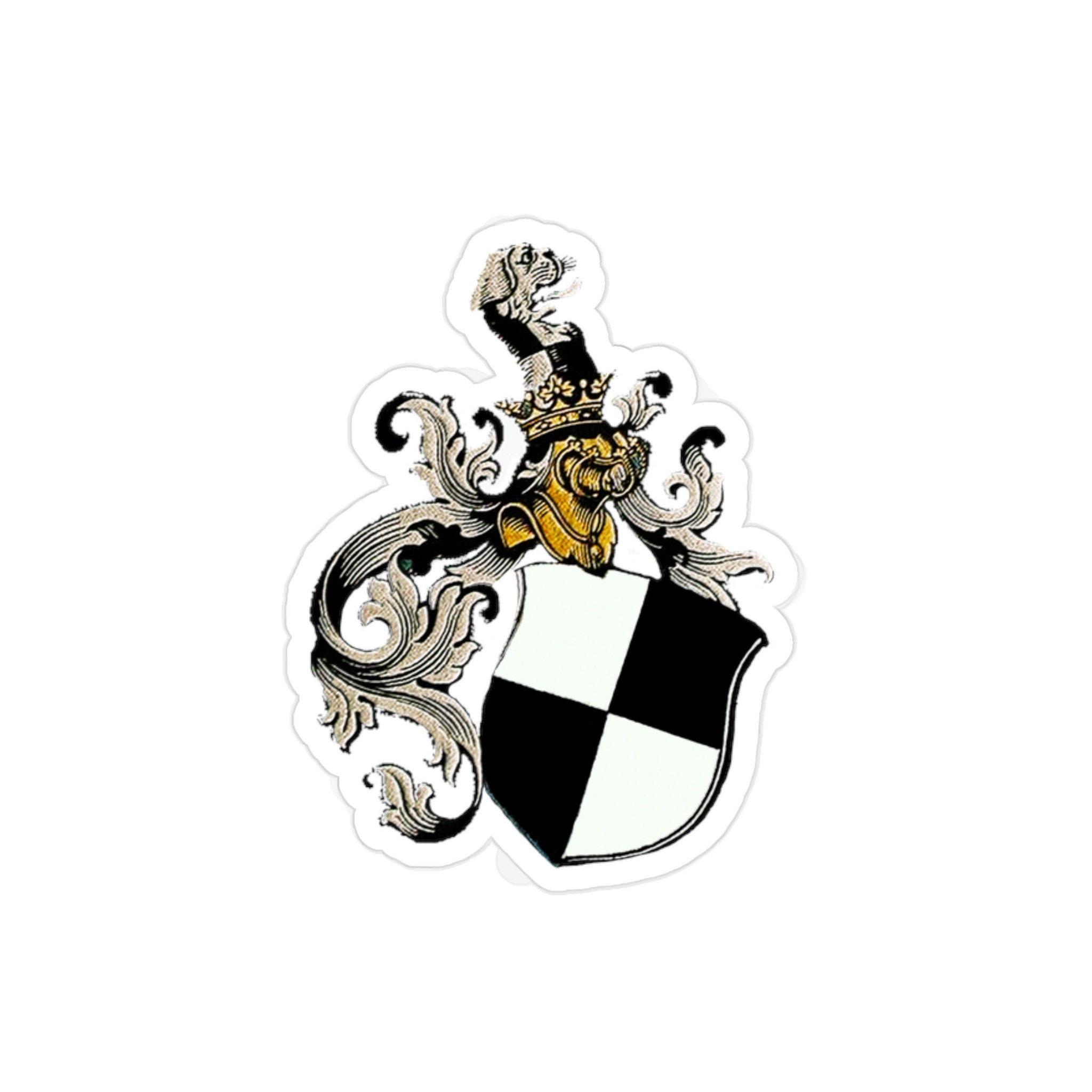 Hohenzollern Medieval Coat of Armsoutdoor Stickers, Die