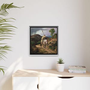 Crusader Art Print: Vintage Historical Decor, Framed Canvas image 8