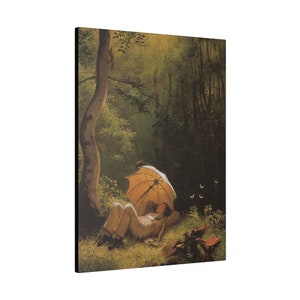 Der Maler (The Artist) 1850, Carl Spitzweg...Matte Canvas