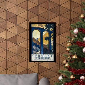 Vintage Germany Black Forest Travel Poster: 1930s Tourist Ad image 3