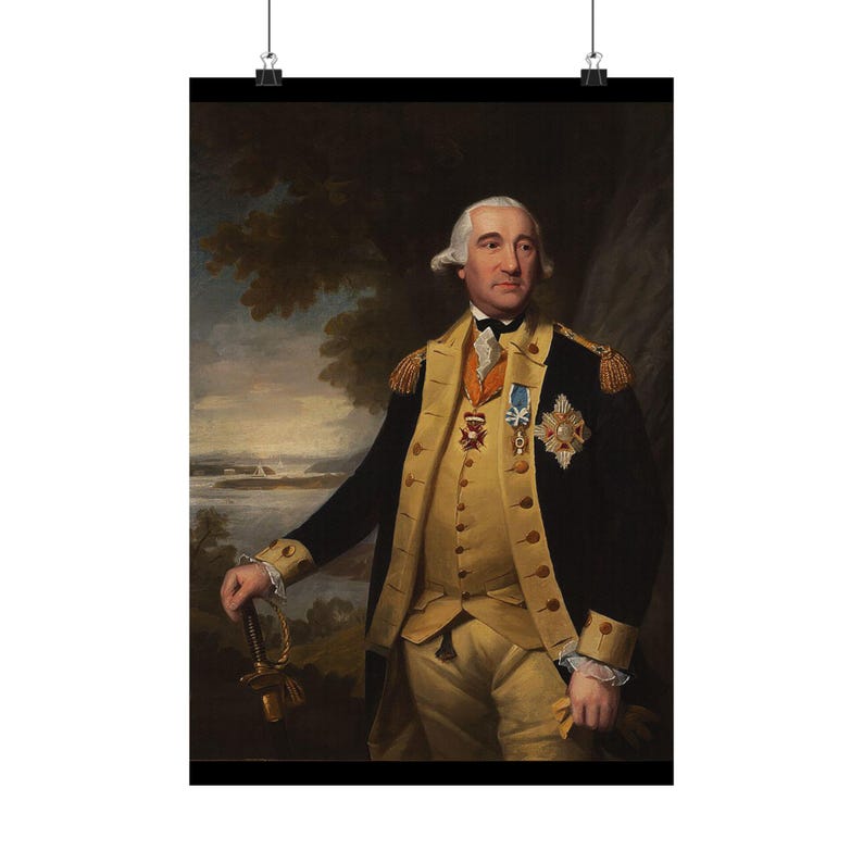 Von Steuben Portrait: American Revolutionary War Print (175gsm Fine Art Paper) image 1