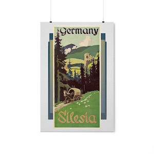 Silesia Schlesien Tourist Ad...Premium Matte Poster