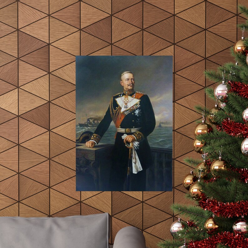 Kaiser Wilhelm II Kriegsmarine Uniform, Fine Art Matte Print image 6