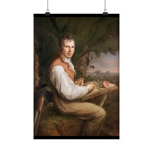 Alexander von Humboldt Matte Poster, 1806 Botanical Portrait image 2