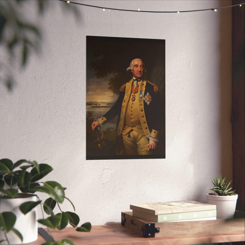 Von Steuben Portrait: American Revolutionary War Print (175gsm Fine Art Paper) image 4