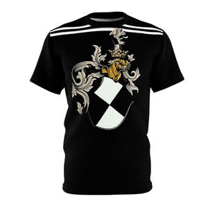 Medieval Helmet and Shield shirt, Hohenzollern Coat of Arms image 5