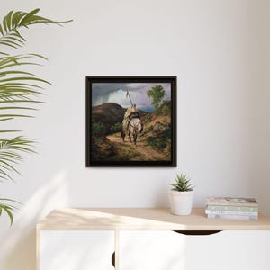 Crusader Art Print: Vintage Historical Decor, Framed Canvas image 7