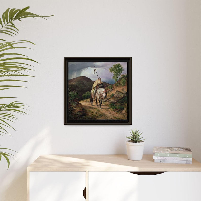 Crusader Art Print: Vintage Historical Decor, Framed Canvas image 7