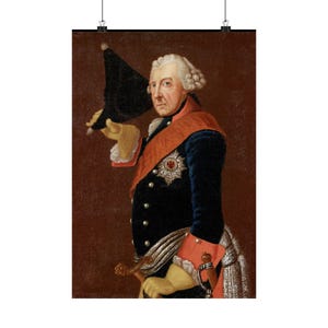 Frederick the Great, tipping his hat...Matte Posters