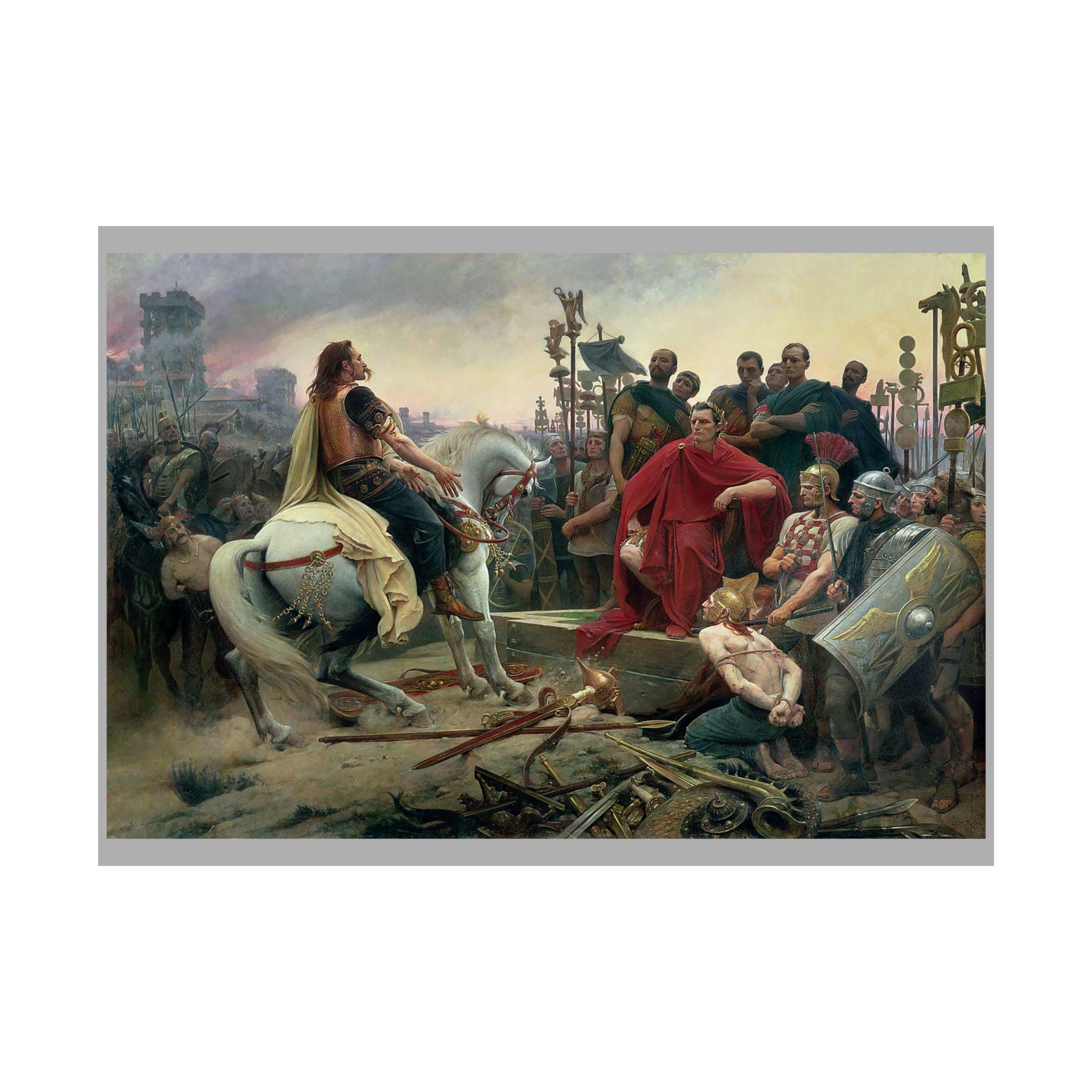 Surrender of Gaul to Caesar Poster: Historical Fine Art Print - Etsy