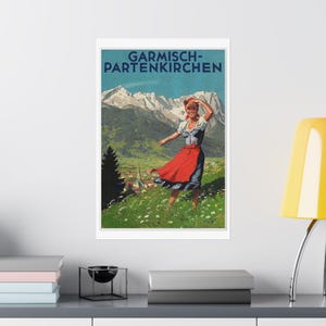 Garmisch Partenkirchen, 1950s ...Matte Paper Poster image 8
