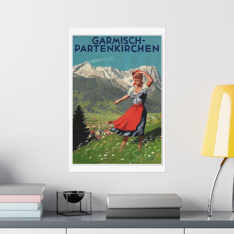 Garmisch Partenkirchen, 1950s ...Matte Paper Poster image 8