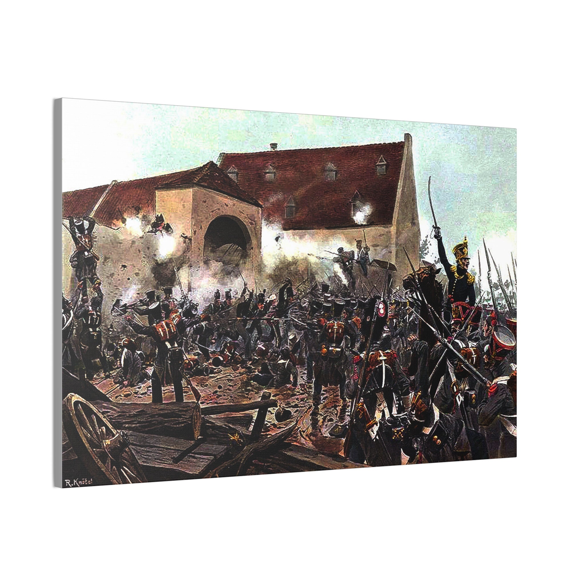 Pack Décor La Haye Sainte – Waterloo – Maquette Historique 1/72 – Pour Jeux De Figurines – Dès 14 Ans