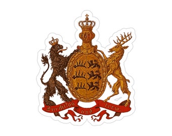 Kingdom of Wurttemberg coat of arms...Outdoor Sticker