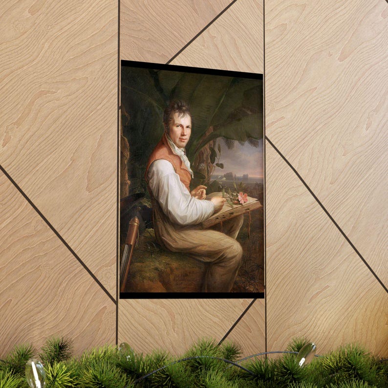 Alexander von Humboldt Matte Poster, 1806 Botanical Portrait image 5