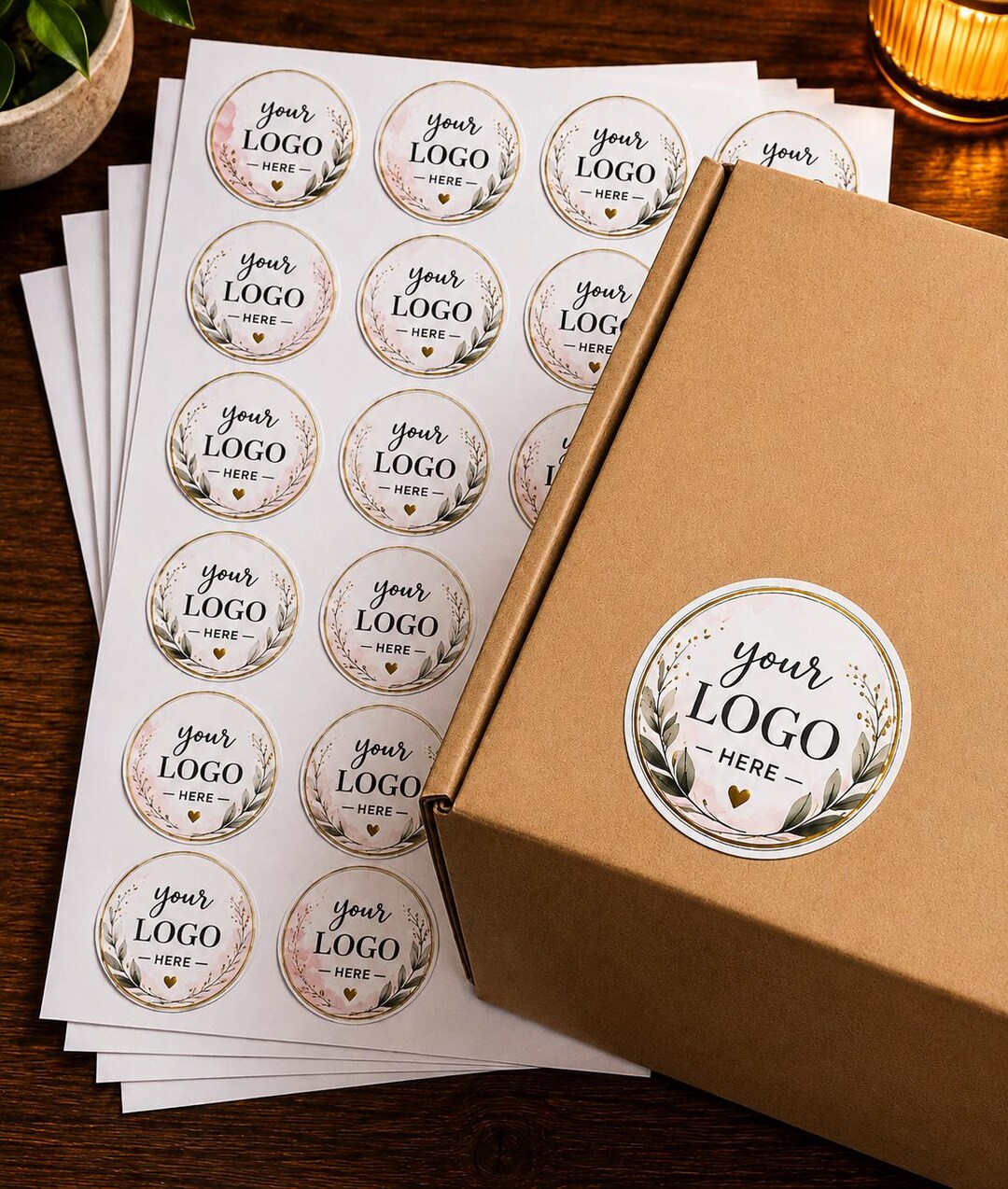 Custom 24 X 1.5” Circle Stickers (A4 Sheet) - Etsy UK