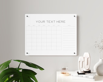 Acrylic Wall Calendar