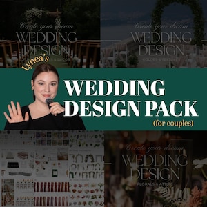 Wedding Design Template Pack | Planning | Tablescaping | Mockup