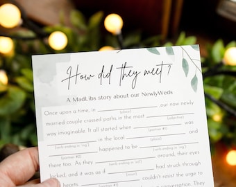 Wedding MadLibs