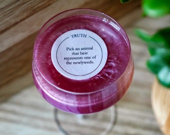 Truth or Dare Wedding Game Edible Cocktail Toppers | Cocktail Hour