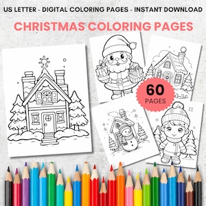 Christmas Coloring Pages for kids, Christmas Coloring Sheets, Holiday Coloring for Kids, Christmas Printables, Kids Coloring Pages