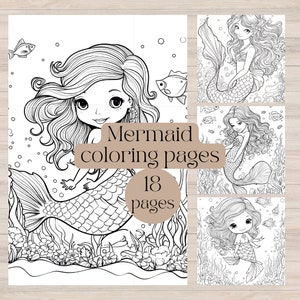 Mermaid Coloring Book – US Edition - Under The Cover Press