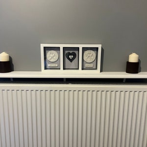 120mm Deep Square Ogee mould radiator shelf