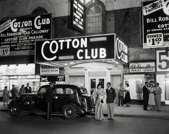 Black History Cotton Club Print : Harlem Renaissance Art - Vintage Jazz Wall Decor