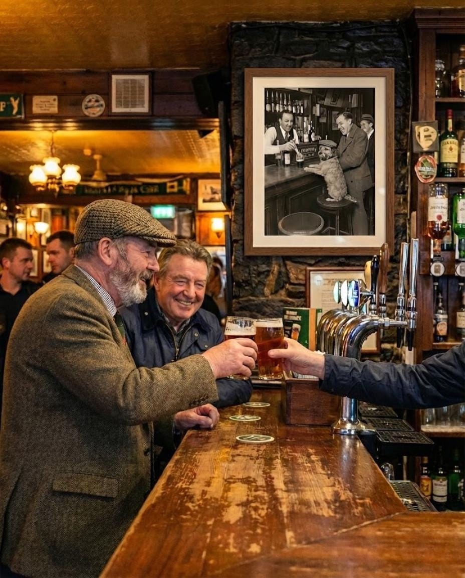 Irish Pub Wall Art : Funny Dog Print - Home Bar Decor - Speakeasy Photo ...