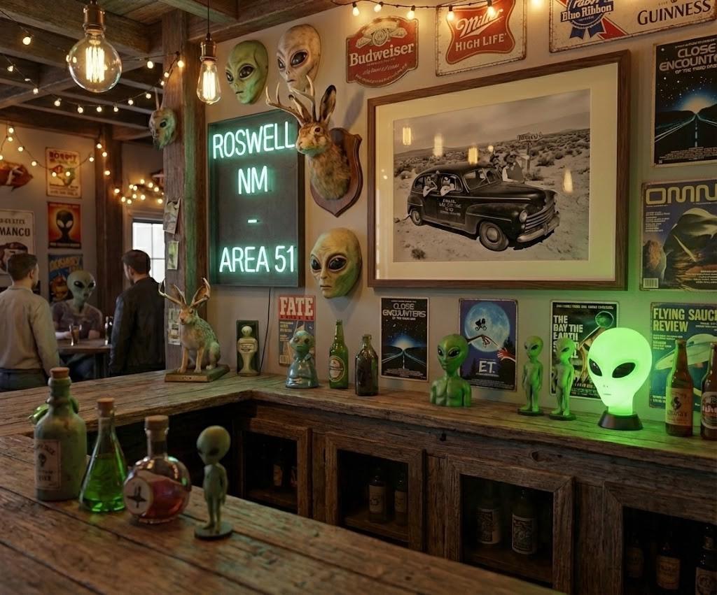 Funny UFO Gift : Vintage Roswell Print - Alien Sci Fi Decor - Etsy