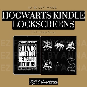 Hogwarts Kindle Lockscreen Bundle