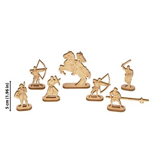 LICHENGTAI Set Di Soldati Cavalieri Medievali – Giocattoli Militari In Plastica, 60+ Pezzi, Action Figure Con Spade E Scudi, Regalo Per Bambini, Educativo E Divertente