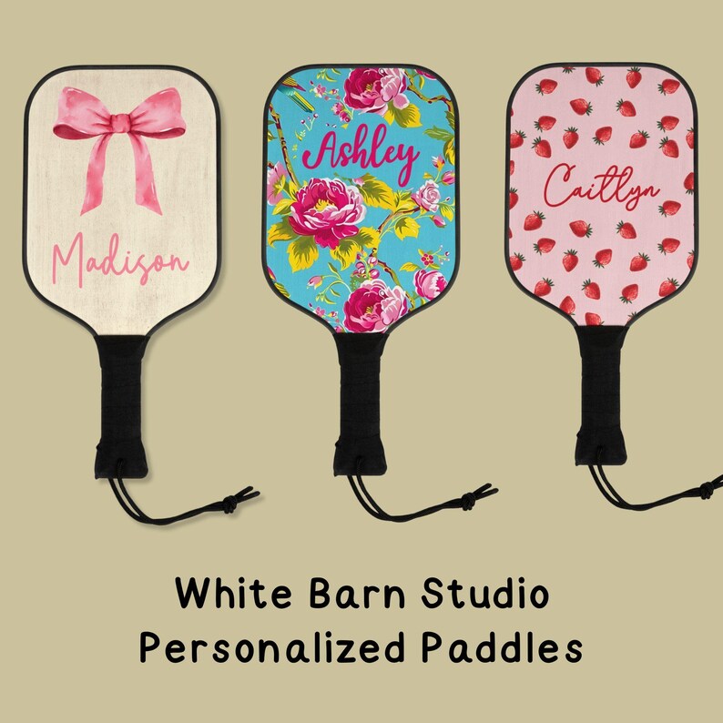 Personalized Paddle Pickleball Custom Paddle Coquette Pickleball Gift Custom Paddle Gift Pickleball Christmas Gift Birthday Pickleball Pink image 8