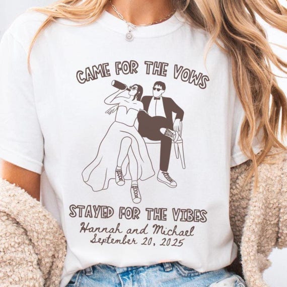 Custom Wedding Shirt Comfort Colors Wedding Guest Gift Personalized Shirt Wedding Favors Funny Wedding Guest Gift Wedding Weekend Gift Guest