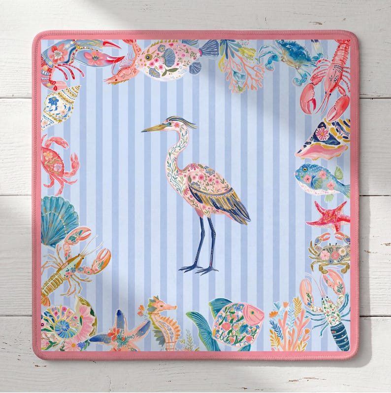 Coastal mahjong mat  luxury mahjong mat, modern mahjong mat, summer mahjong mat, colorful mahjong mat, mahjong travel mat, elegant mahjong mat, mahjong mat american, azalea mahjong mat, toile mahjong mat, mahjong playing mat, board game mat, game play mat, chinoiserie mahjong mat, lobster mahjong mat, rubber mat, mahj mat, game mat, poker mat, mat bag, chinoiserie mat, instructions mat, watercolor mat, grandmillennial mat, designer mat, mediterranean mat, chic mat, crane mahjong mat sea life mat