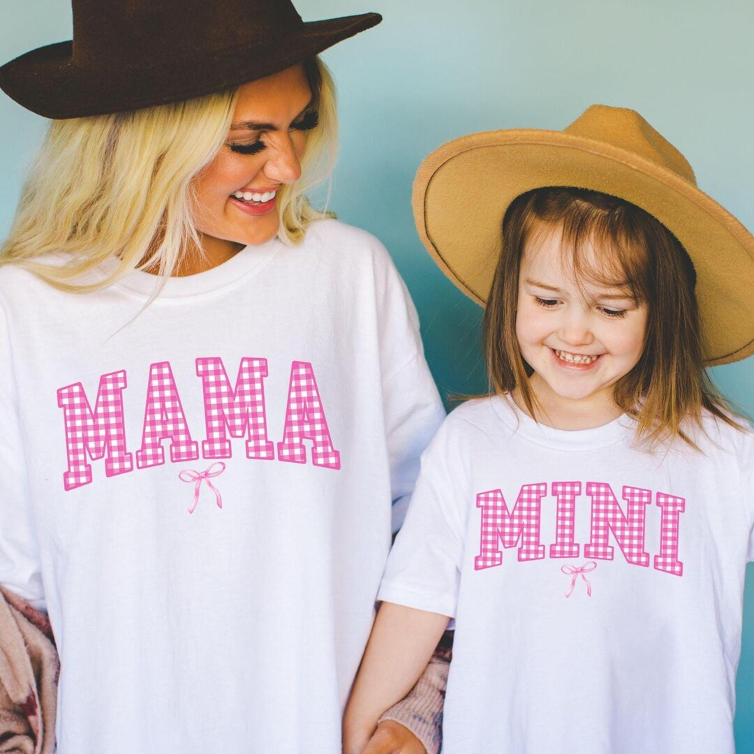 Mommy and Me Matching Outfit Mama Mini Matching Shirt Mother Daughter ...