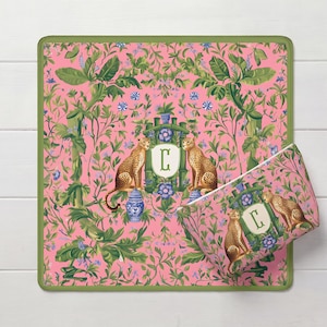 Monogrammed Mahjong Rack Bag Preppy Mahjongg Bag Set Mahj Gift For Friend Mahjong Mothers Day Gift Mahjong Game Gift Mahjong Accessory Pouch image 6