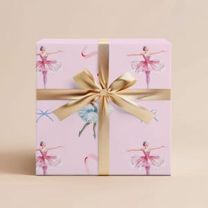 Nutcracker Sugar Plum Fairy Wrapping Paper Nutcracker Gift Wrap Ballet