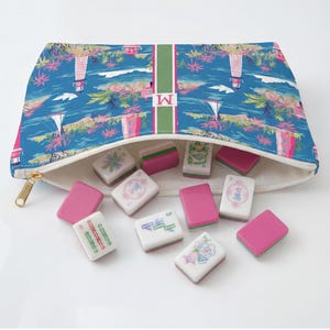 Mahjong Party Mahjong Aesthetic Mahjong Night Mahjong Party ideas Cute Mahjong Shirt Mahjong Birthday Gift For Mom Ideas Mahjong Christmas Gift For Mom Mahjong gift Idea for Grandparent Mahjong Gift Idea Personalized Chinoiserie Mahjong bag Mahj storage bag Chinese Pattern Carry all Mahjong game night bag Custom name bag Cute Mahjong gift Mahjong game night bag Custom initial bag Cute Mahjong gift Chinoiserie tote preppy monogram tote bag monogrammed preppy
