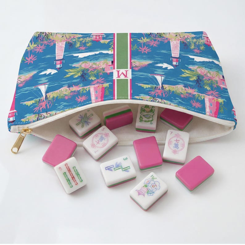 Mahjong Party Mahjong Aesthetic Mahjong Night Mahjong Party ideas Cute Mahjong Shirt Mahjong Birthday Gift For Mom Ideas Mahjong Christmas Gift For Mom Mahjong gift Idea for Grandparent Mahjong Gift Idea Personalized Chinoiserie Mahjong bag Mahj storage bag Chinese Pattern Carry all Mahjong game night bag Custom name bag Cute Mahjong gift Mahjong game night bag Custom initial bag Cute Mahjong gift Chinoiserie tote preppy monogram tote bag monogrammed preppy