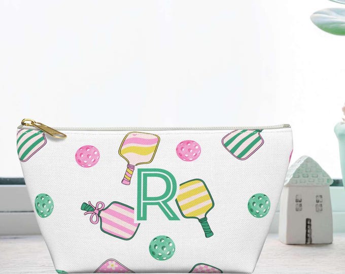 Custom Makeup Bag Pickleball Cosmetic Bag Personalized Gift Pickleball Custom Pickleball Gift Christmas Pickleball Birthday Gift Pickleball