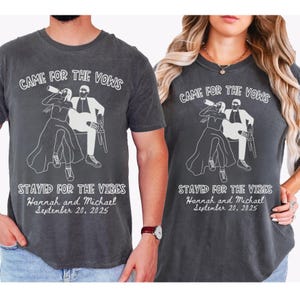 Tshirt Wedding Shirt for guests wedding guest favors wedding tshirts for guests funny custom wedding shirts for guests wedding favors for guest wedding favor ideas wedding weekend tshirts wedding weekend shirts for guests wedding custom tshirt toss wedding couple fun wedding favor personalized